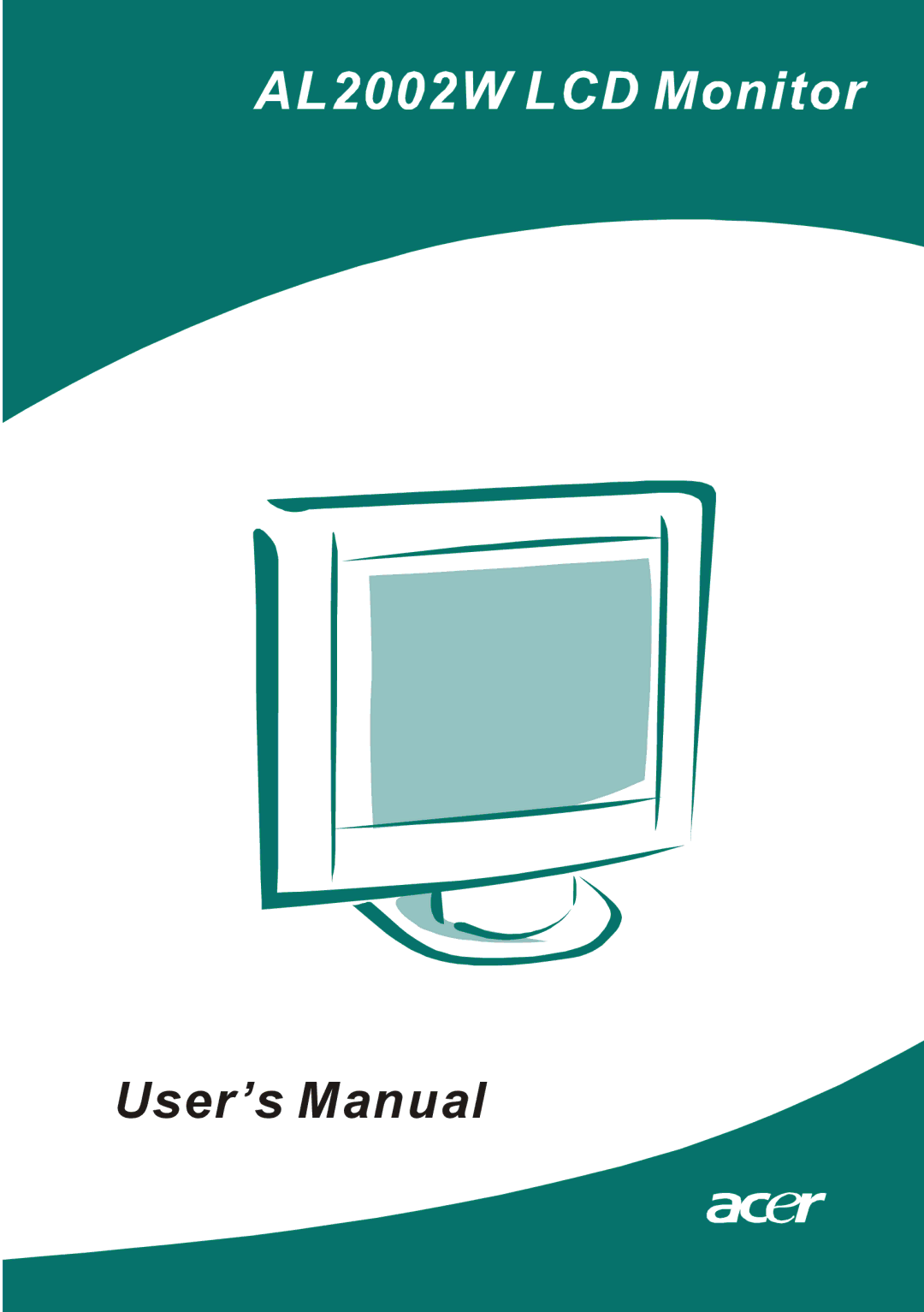 Acer al200 user manual User’s Manual 