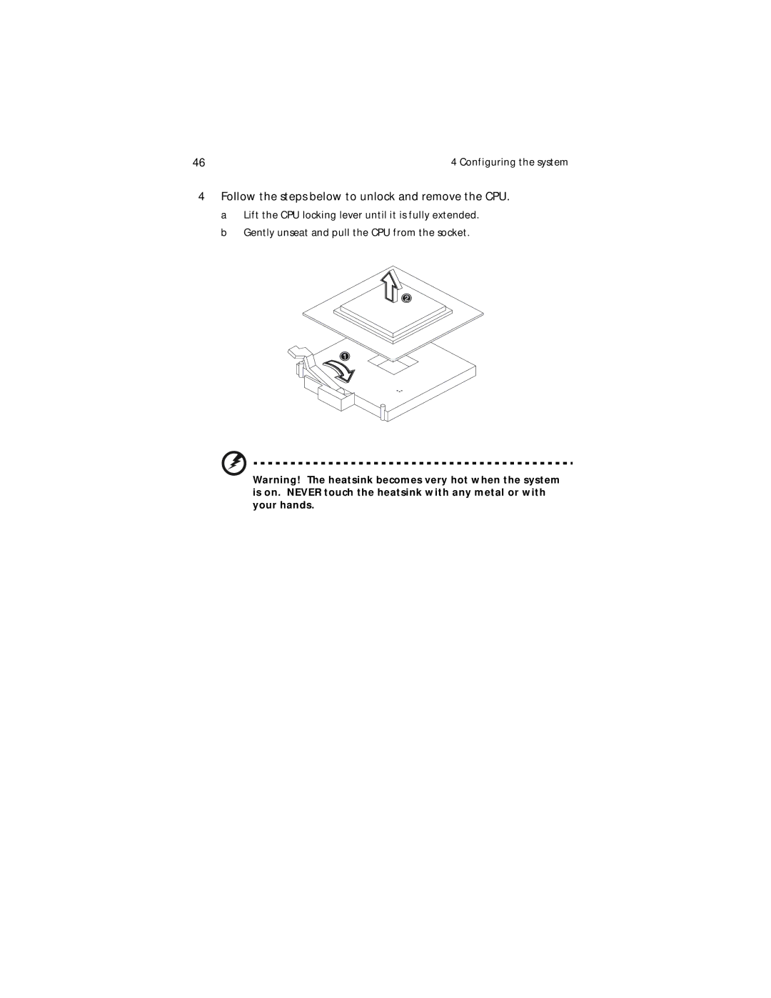 Acer Altos G310 manual Configuring the system 