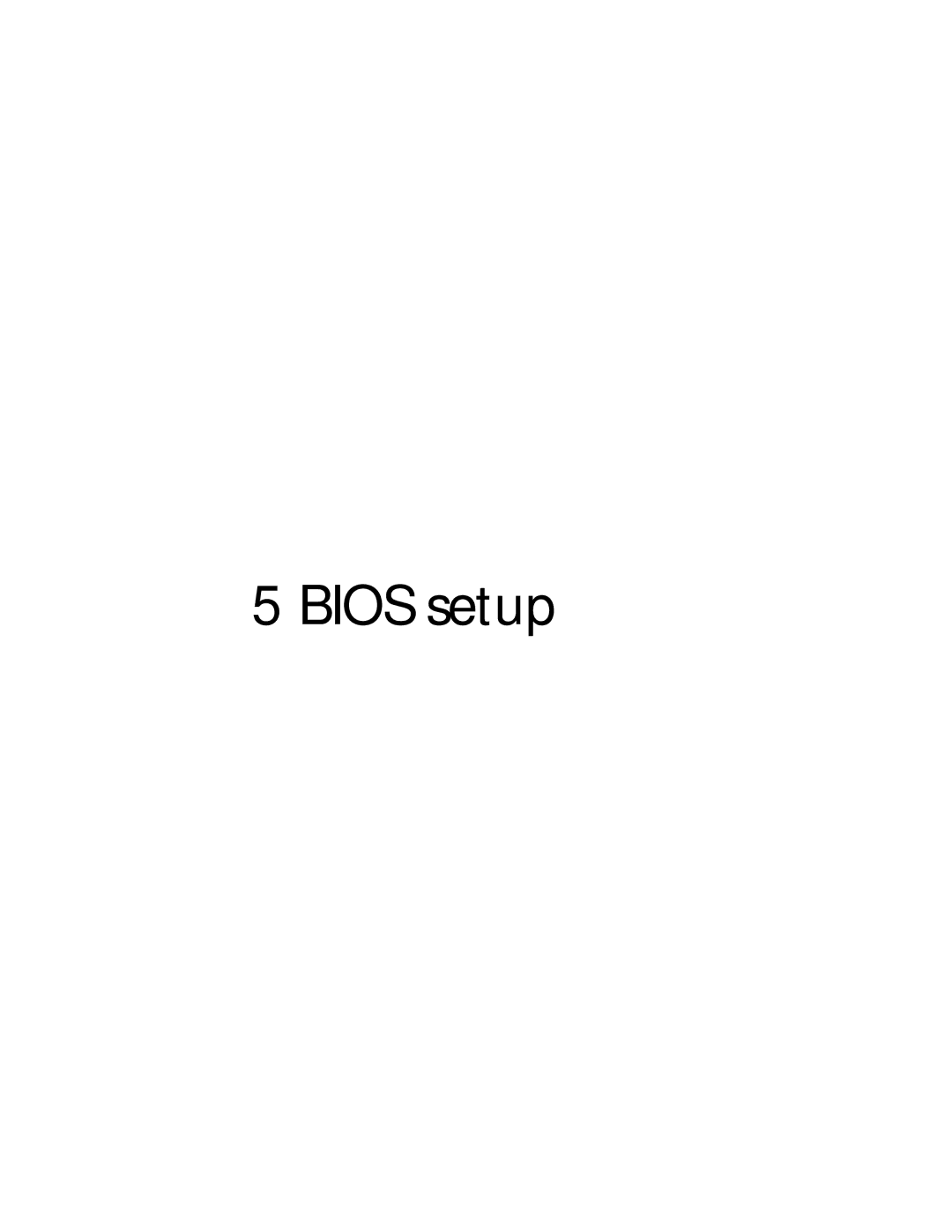 Acer Altos G310 manual Bios setup 