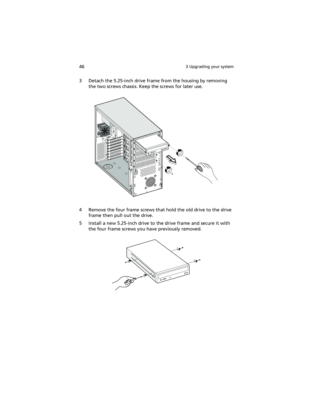 Acer Altos G500 manual Upgrading your system 