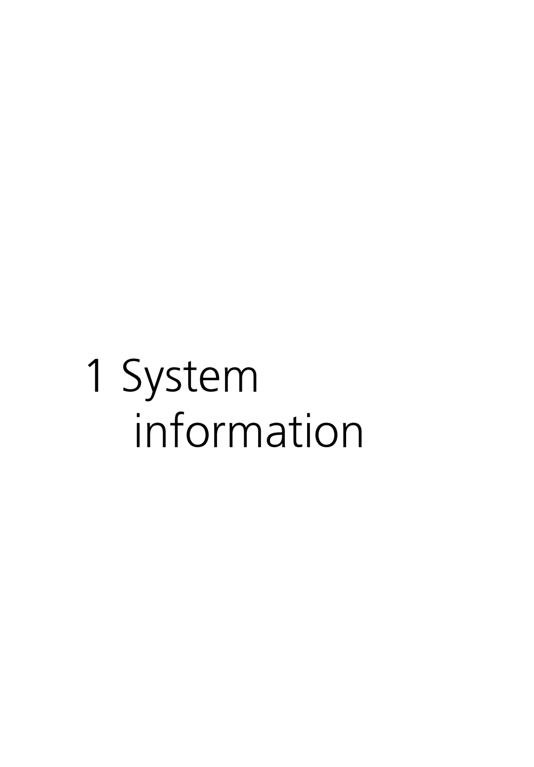 Acer Altos R510 manual System information 