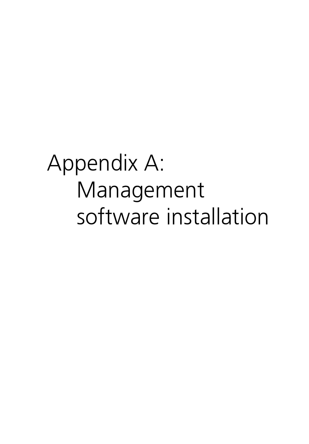 Acer Altos R510 manual Appendix a Management software installation 