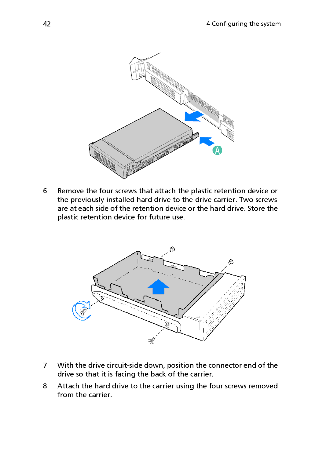 Acer Altos R510 manual Configuring the system 