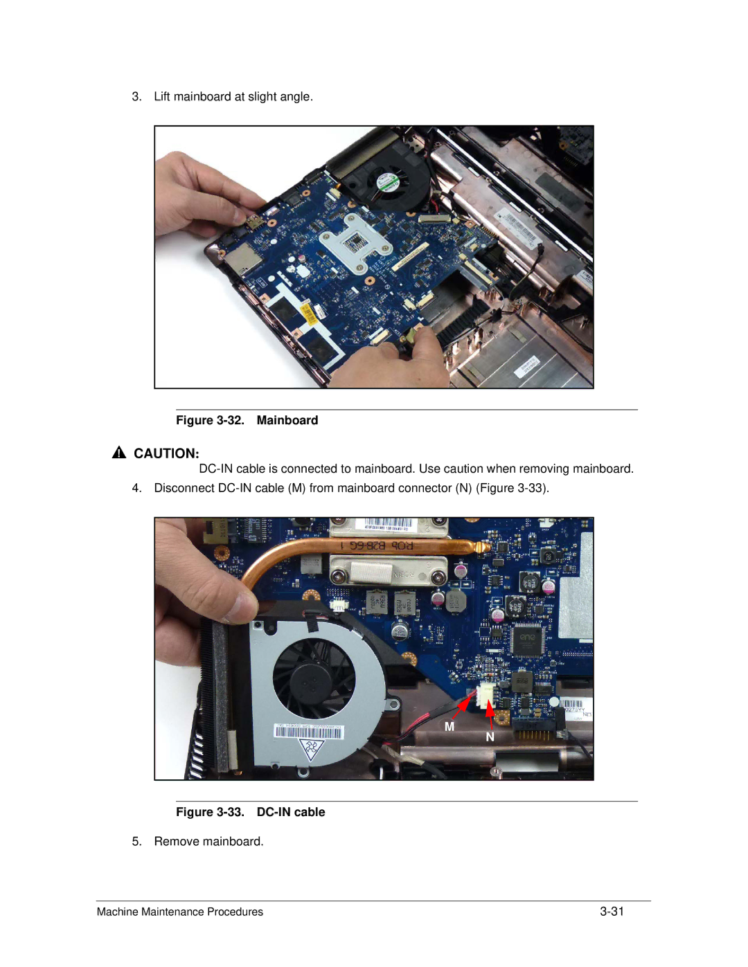 Acer AS5333 manual Mainboard 