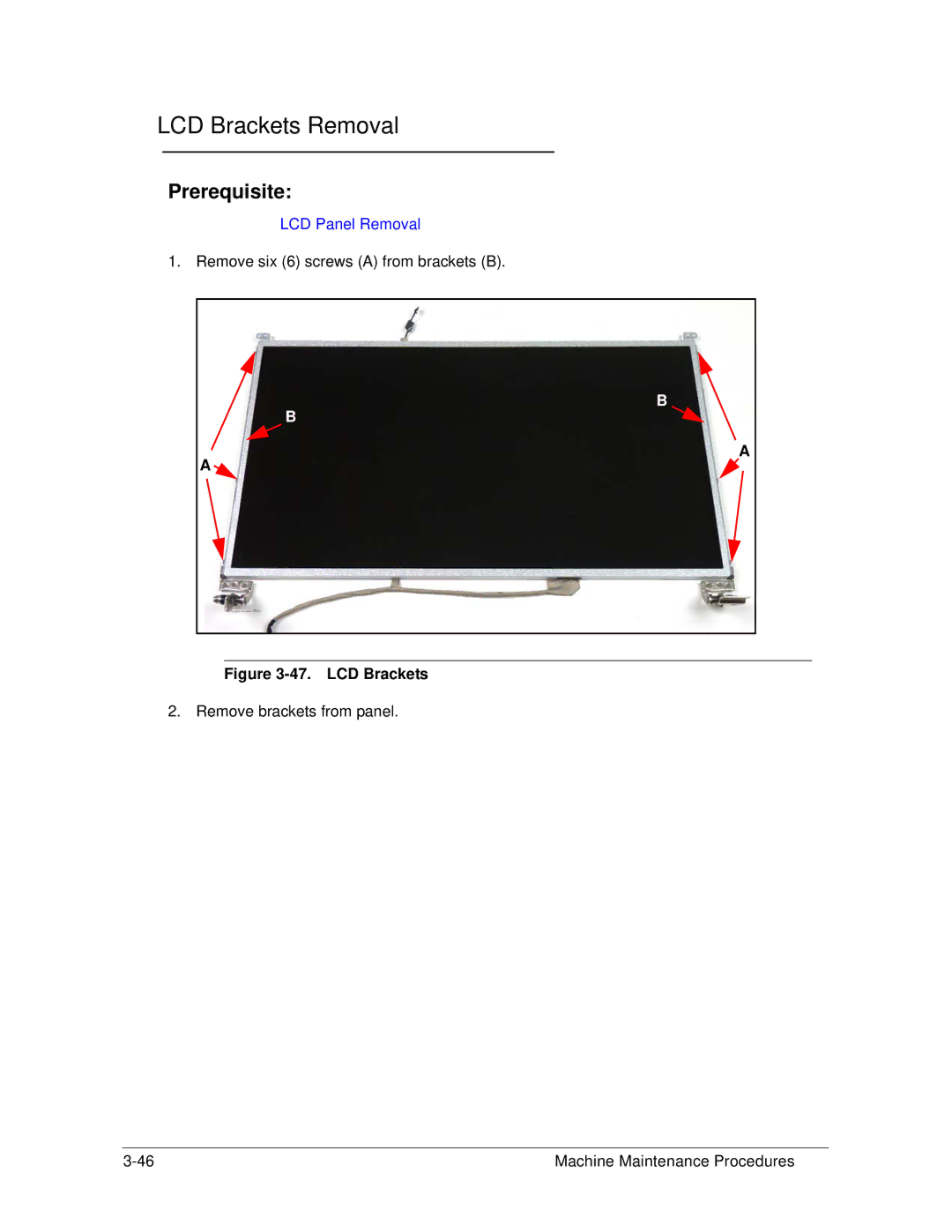 Acer AS5333 manual LCD Brackets Removal 