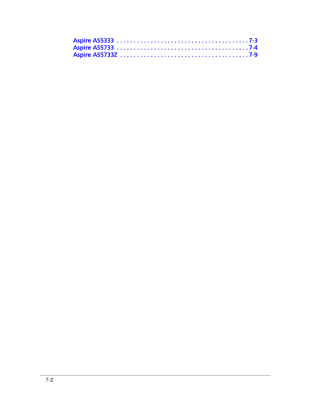 Acer manual Aspire AS5333 Aspire AS5733 Aspire AS5733Z 