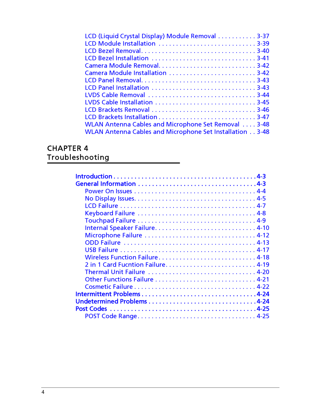 Acer AS5333 manual Troubleshooting 