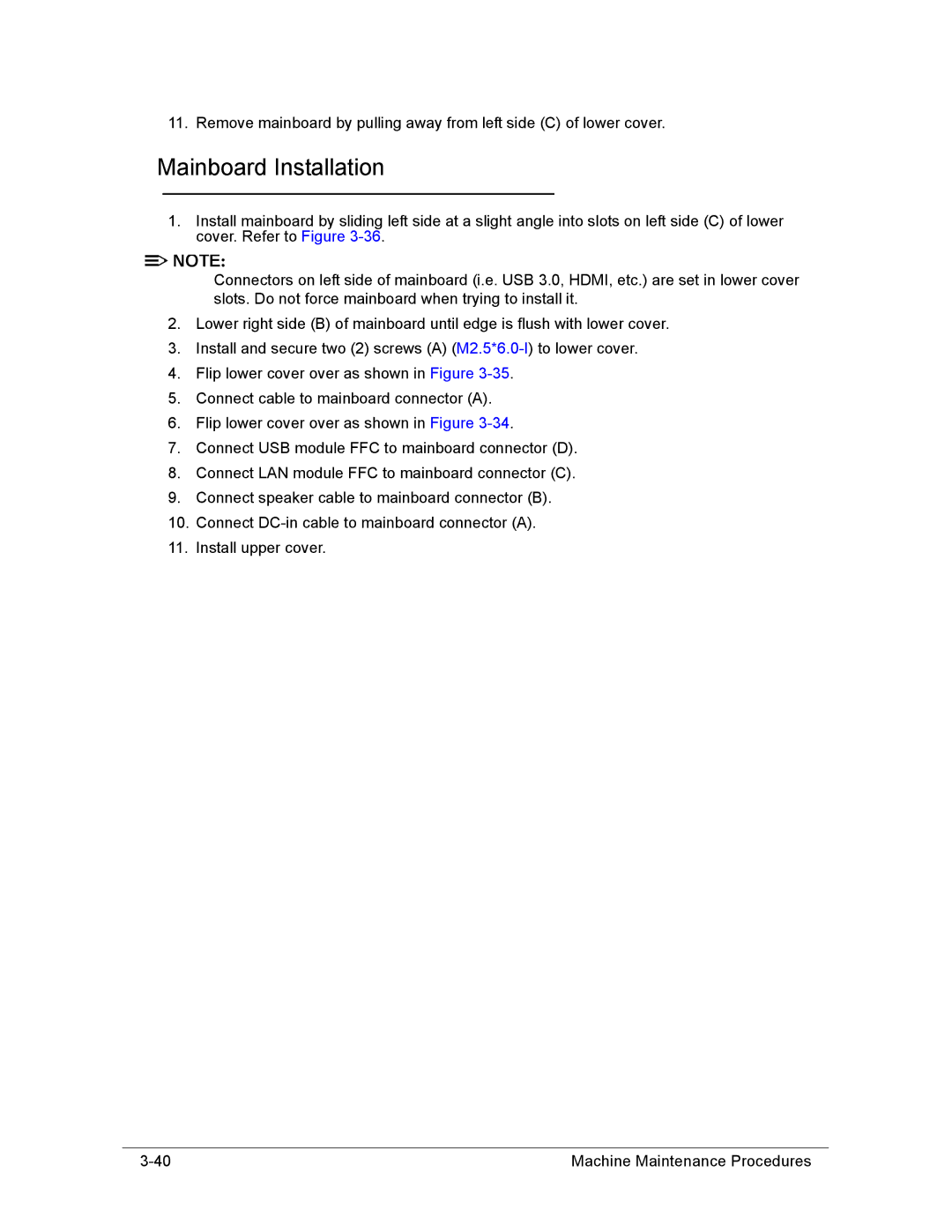 Acer AS8950G manual Mainboard Installation 