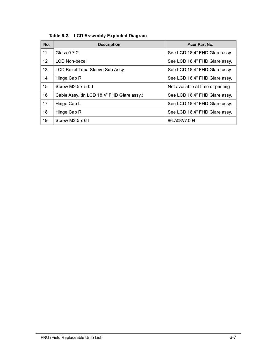 Acer AS8950G manual 86.A08V7.004 