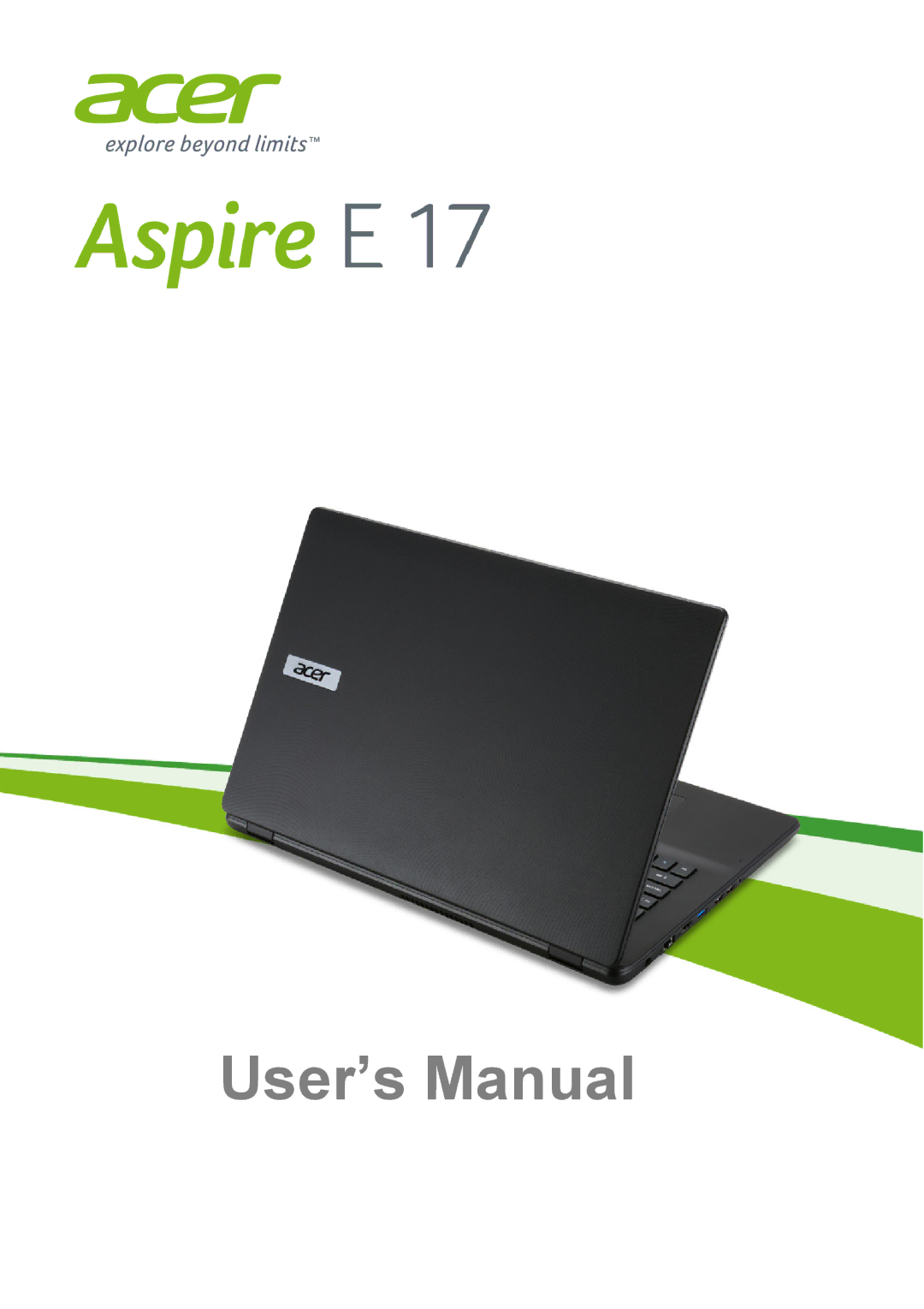 Acer Aspire ES1-711 user manual User’s Manual 