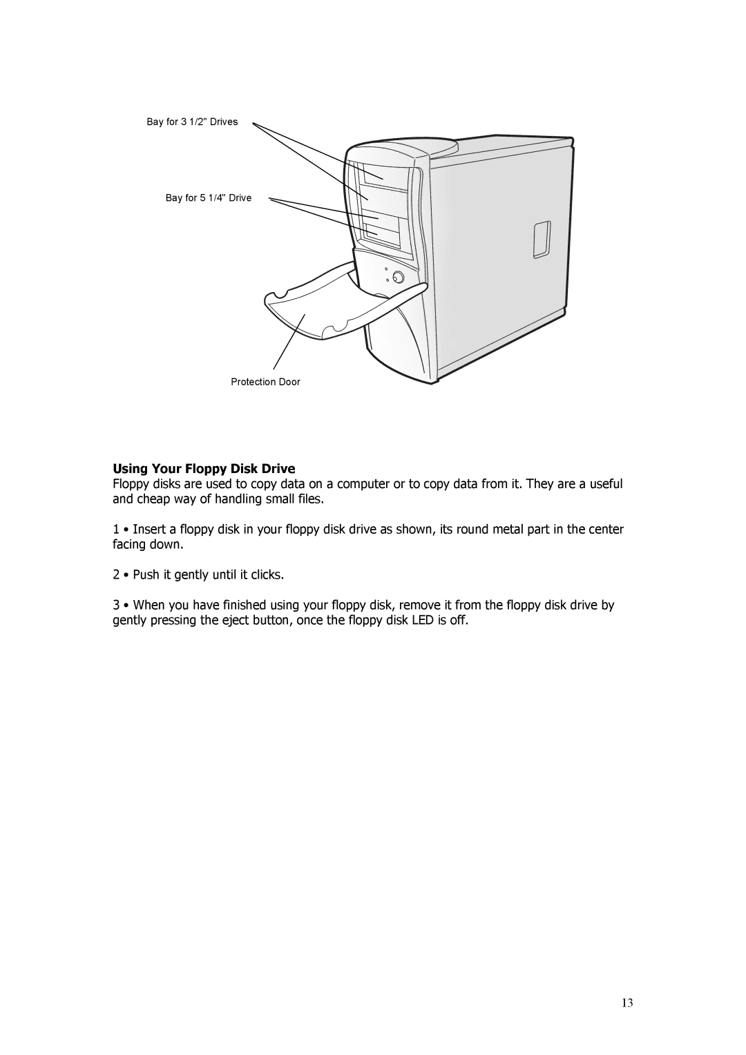 Acer Aspire manual Using Your Floppy Disk Drive 