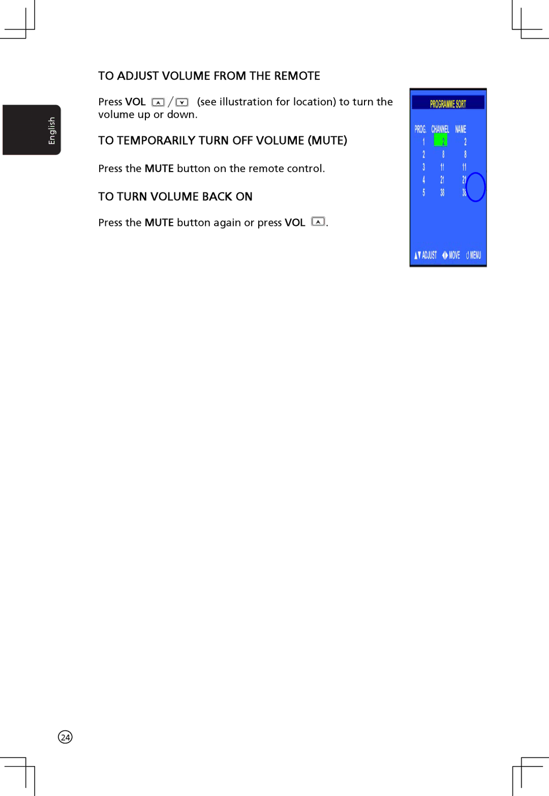 Acer AT2001 manual To Adjust Volume from the Remote 