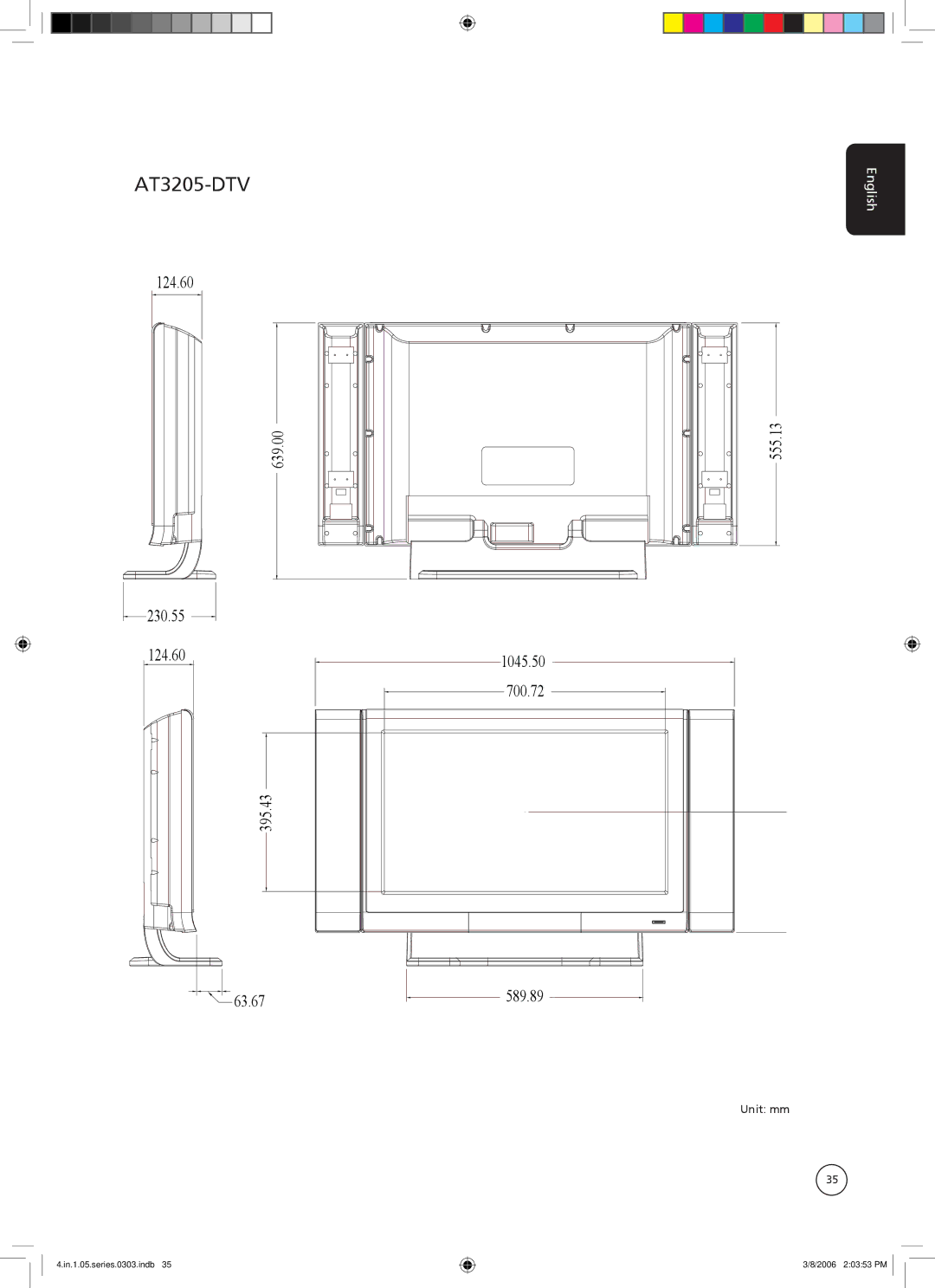 Acer AT3705-DTV, AT3705-MGW important safety instructions 230.55 124.60, 63.67, 589.89 