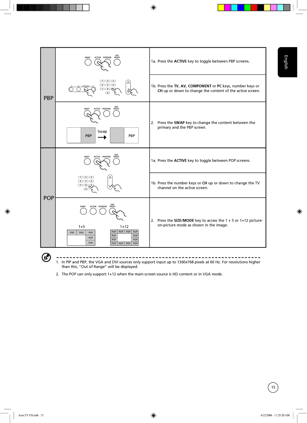 Acer AT4220A, AT3720A, AT3220A important safety instructions Pbp 