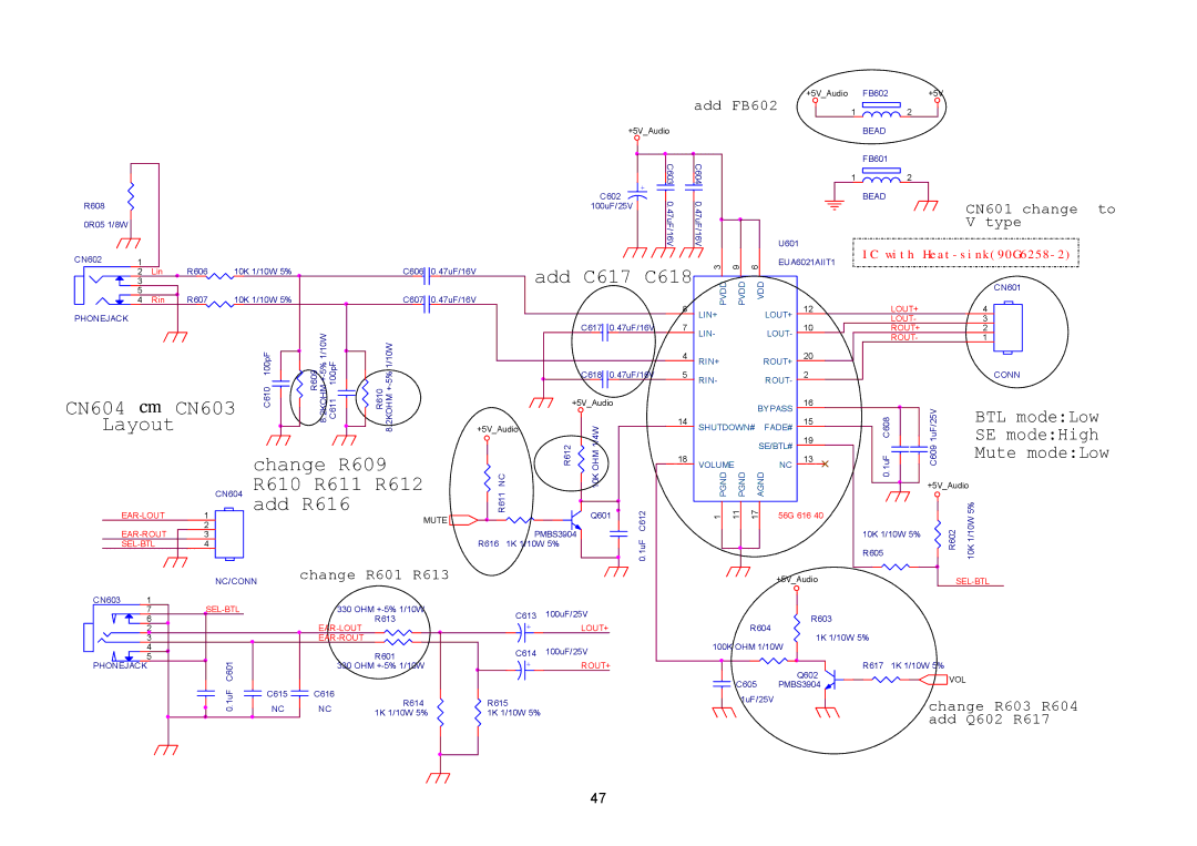 Acer B193R manual Layout CN603 