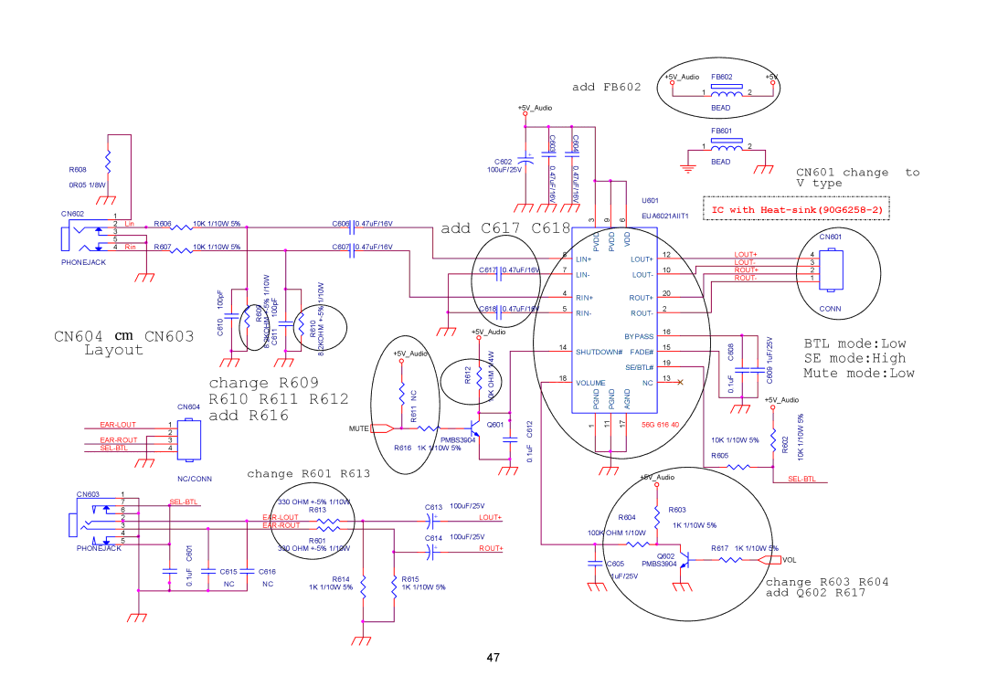 Acer B203W manual Layout CN603 