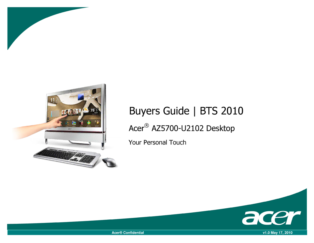 Acer BTS 2010 manual Buyers Guide BTS 