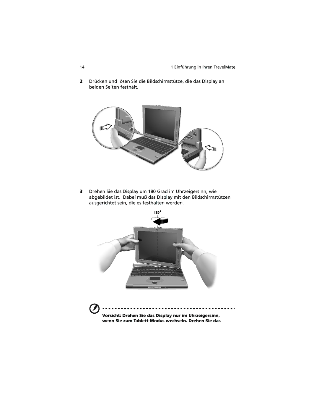 Acer C100-Series manual Einführung in Ihren TravelMate 