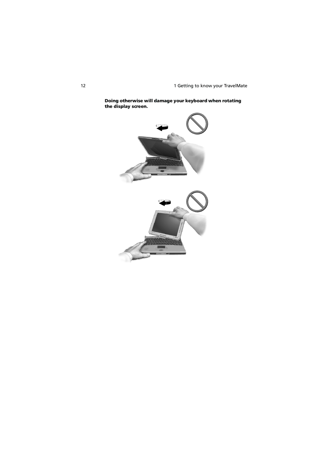 Acer C110 Series manual Getting to know your TravelMate 