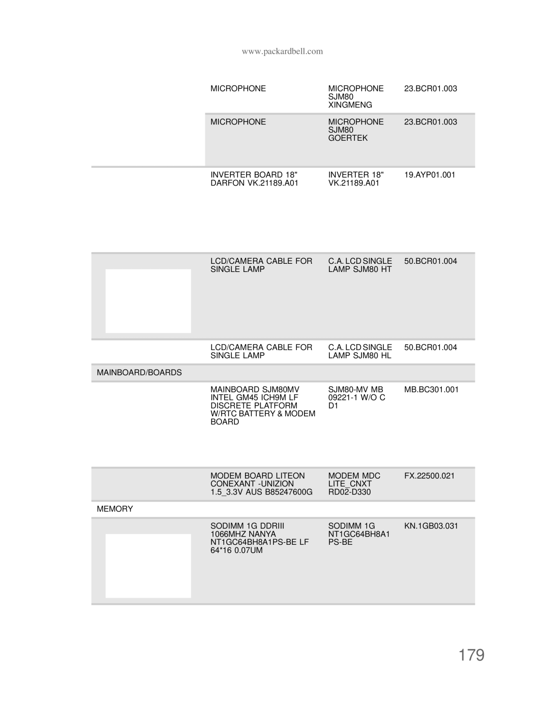 Acer DT85 manual 179 