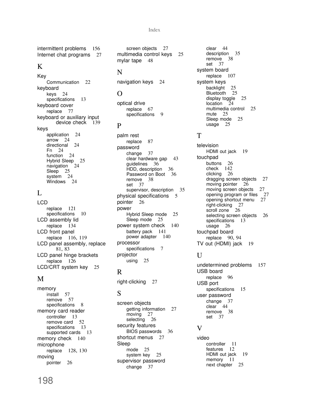 Acer DT85 manual 198 