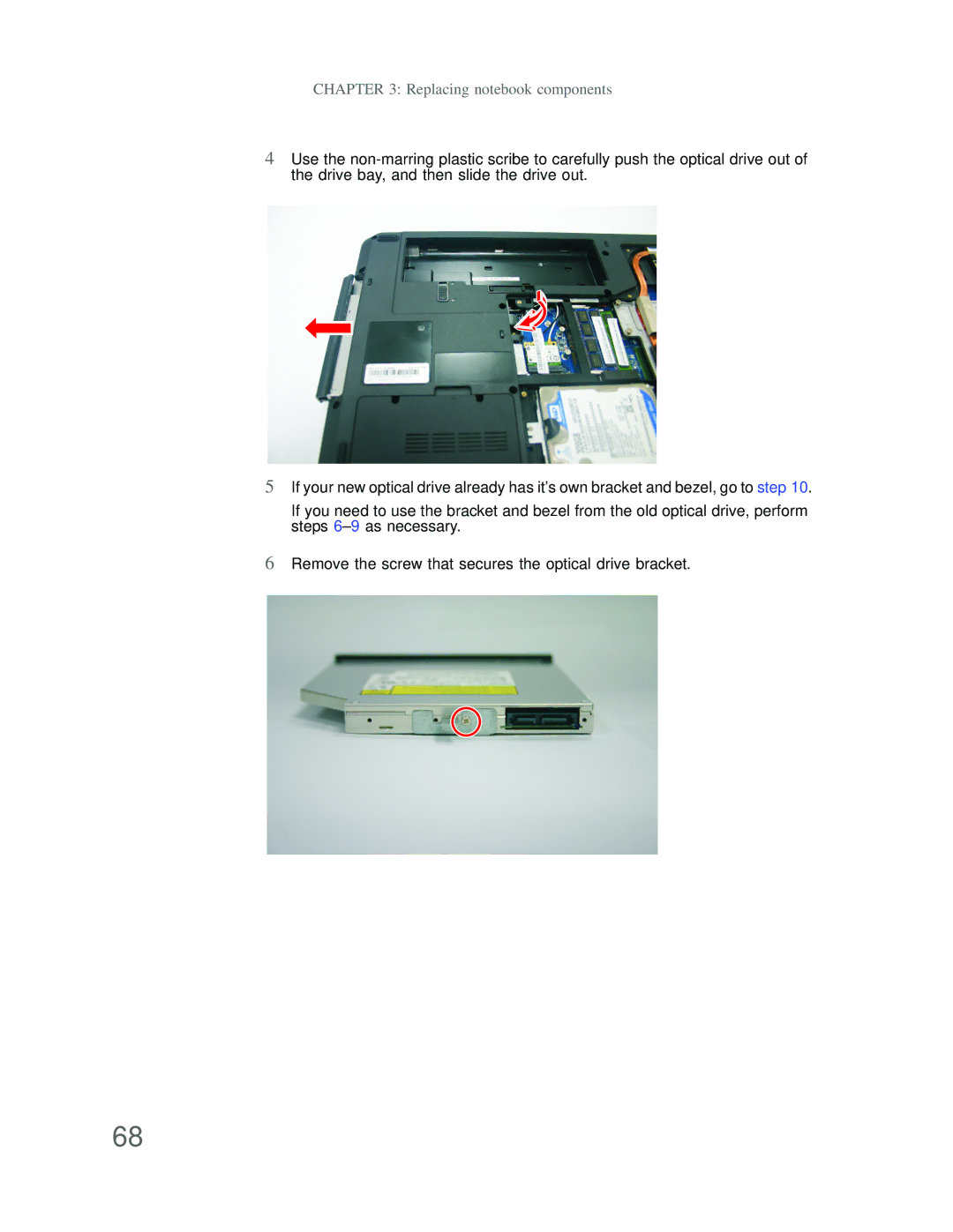 Acer DT85 manual Replacing notebook components 