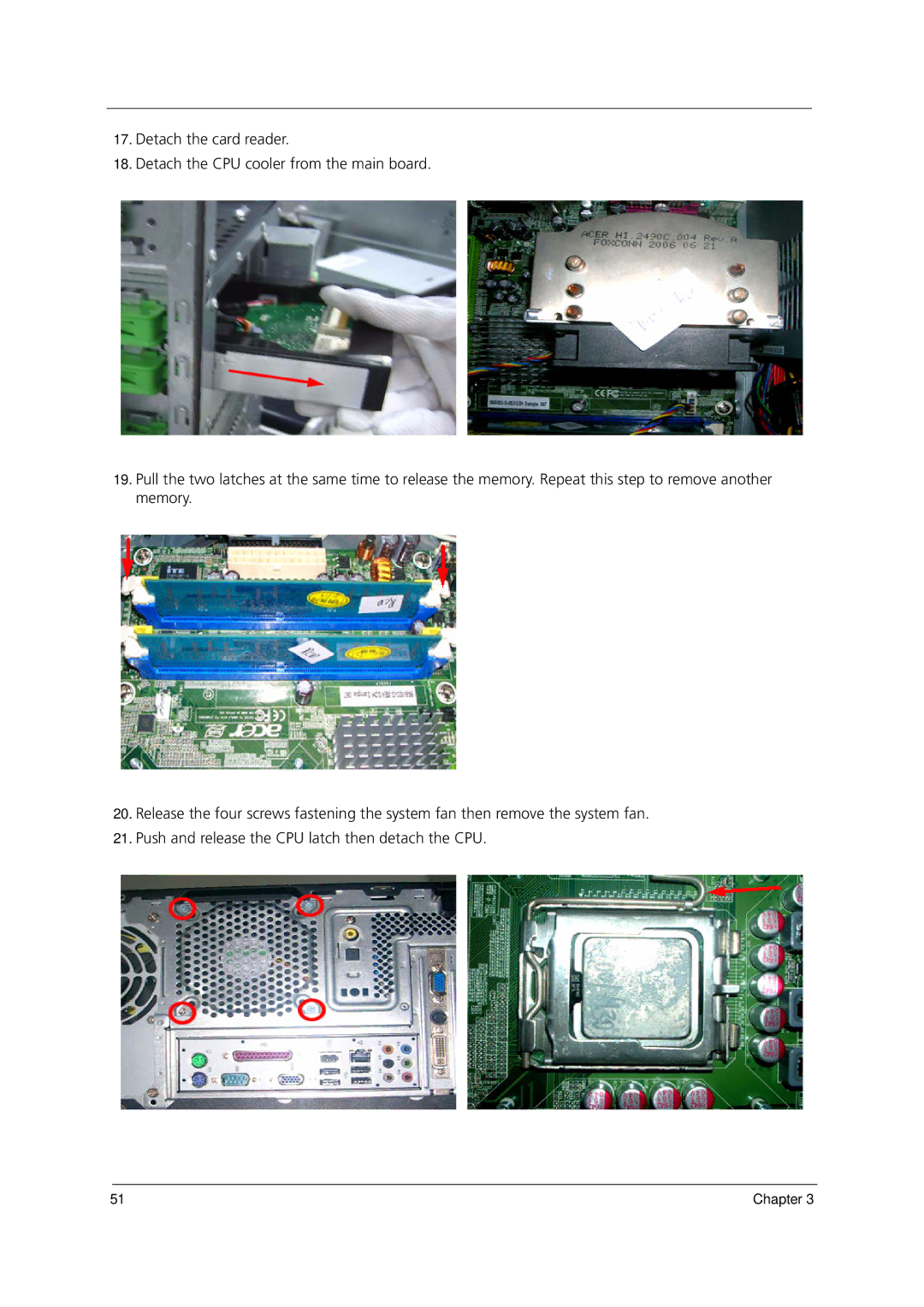 Acer E700 manual Chapter 