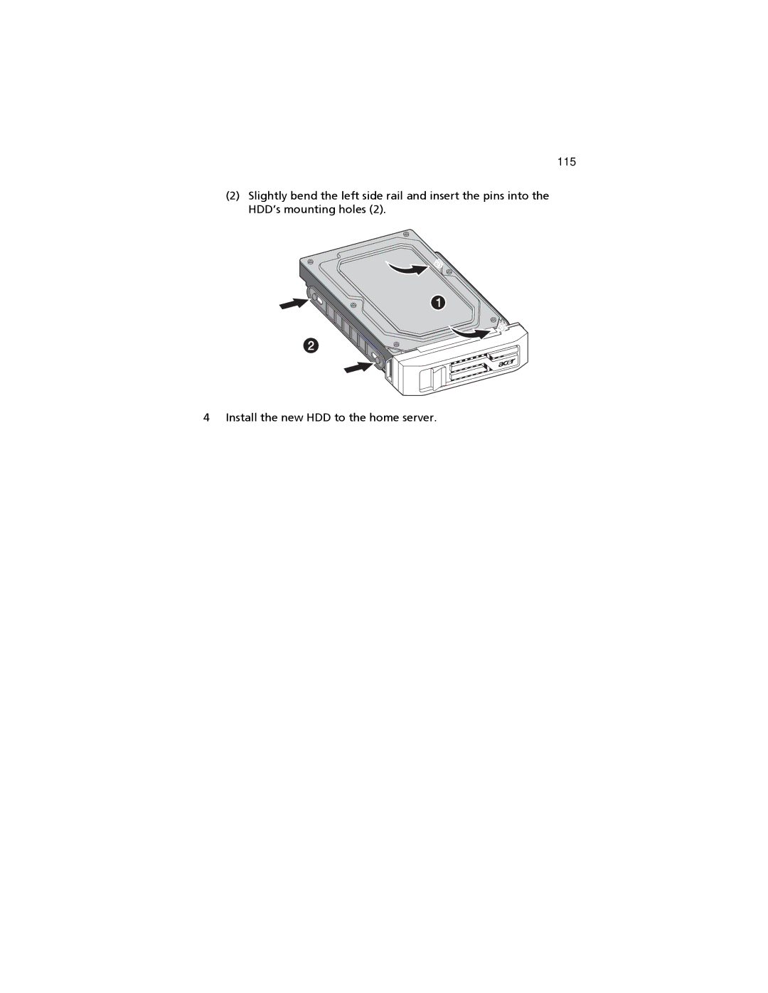 Acer easyStore H340 manual 