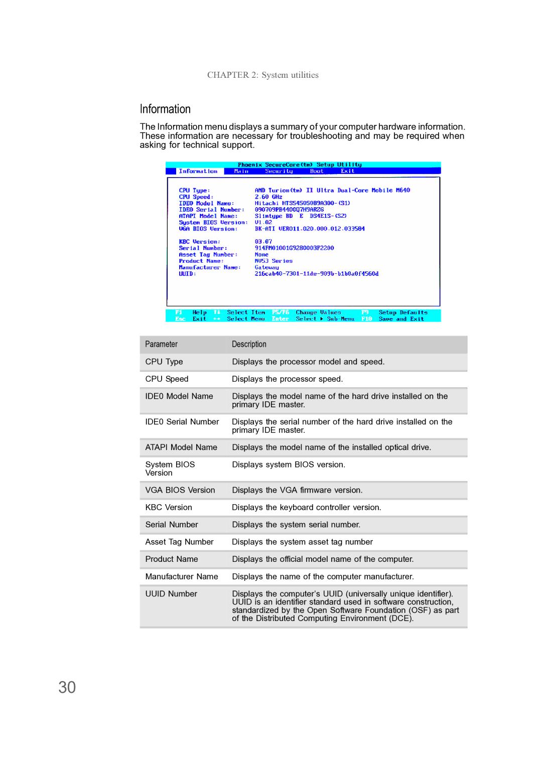 Acer ENTJ77, ENTJ75, ENTJ78, ENTJ76 manual Information 