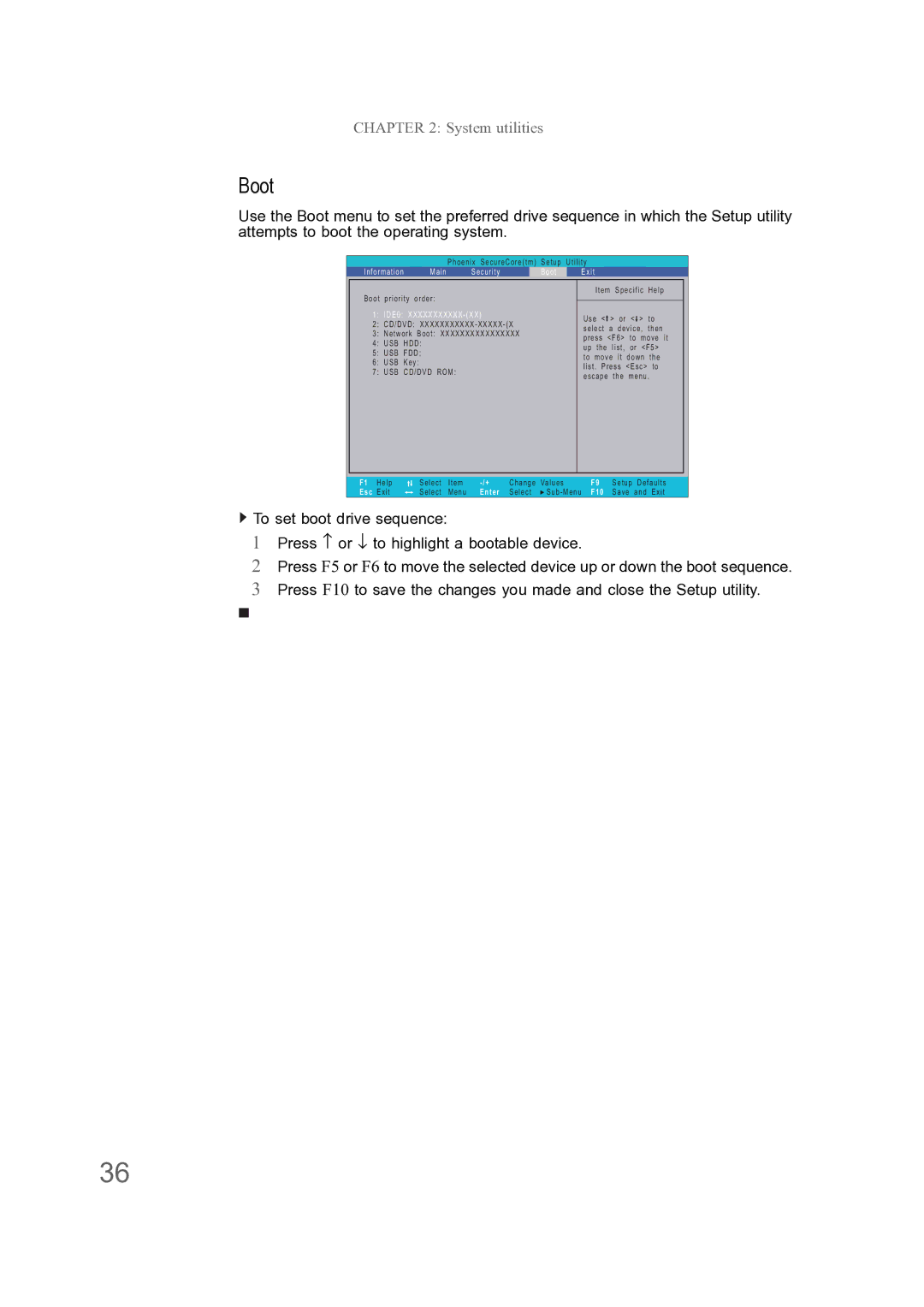 Acer ENTJ78, ENTJ77, ENTJ75, ENTJ76 manual Boot 