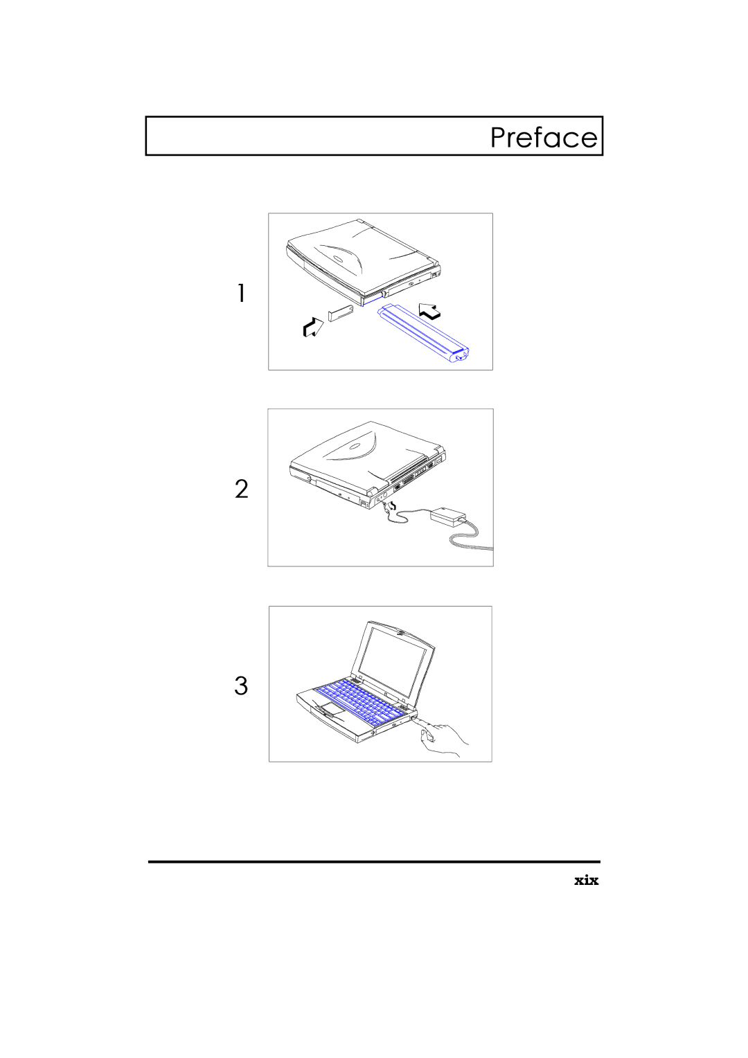 Acer Extensa 365 manual Xix 