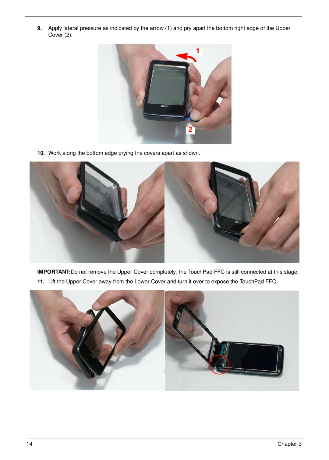 Acer F900 manual Chapter 