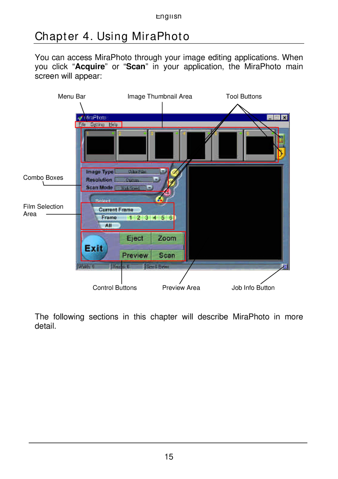 Acer Film Scanner user manual Using MiraPhoto 