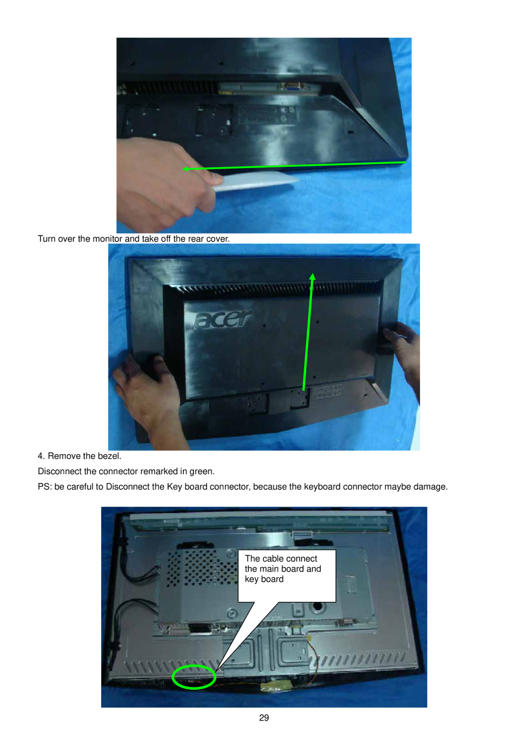 Acer G195HQ manual 