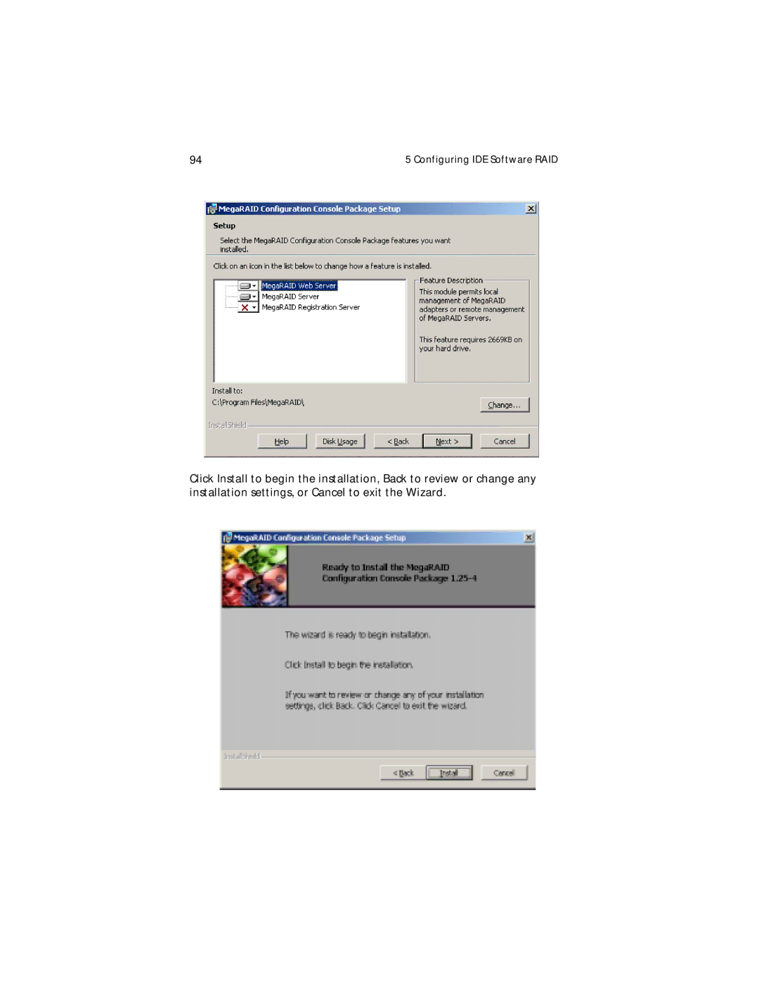 Acer G300 Series manual Configuring IDE Software RAID 