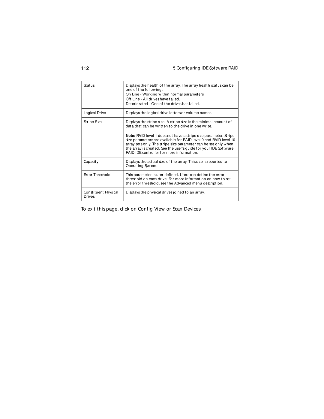 Acer G300 Series manual Configuring IDE Software RAID 