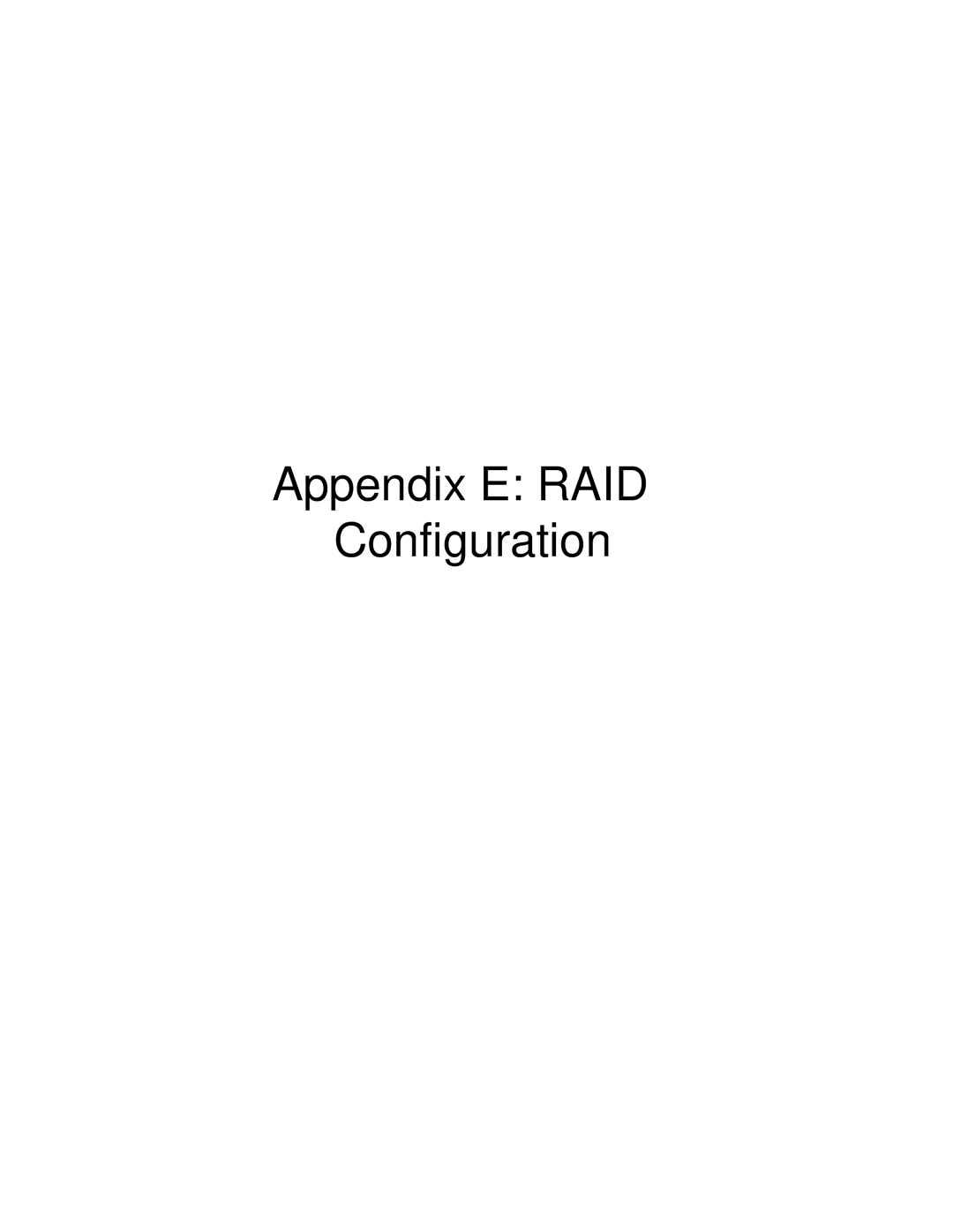 Acer G520 series manual Appendix E RAID Configuration 