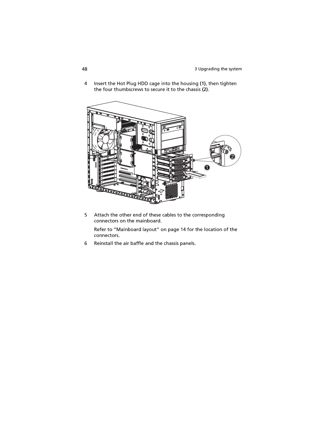 Acer G520 series manual Upgrading the system 