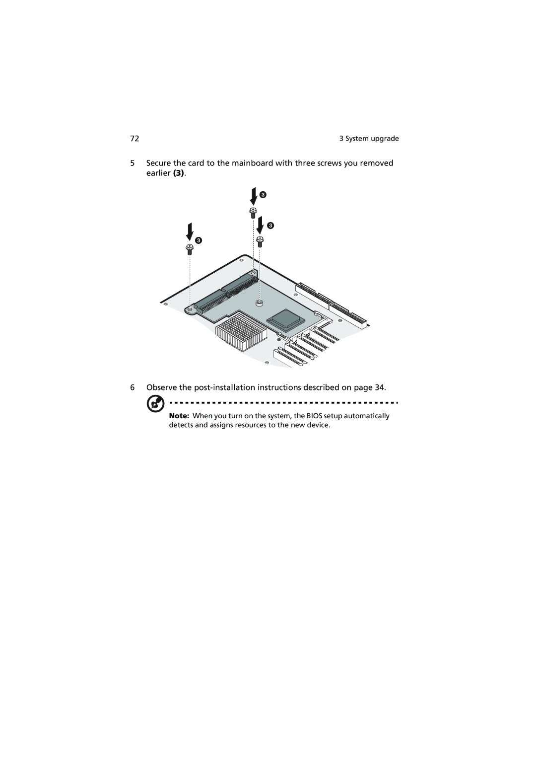 Acer G5350 Series manual System upgrade 