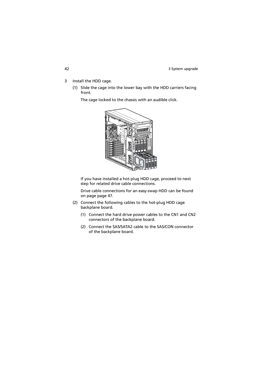 Acer G540 Series manual System upgrade 