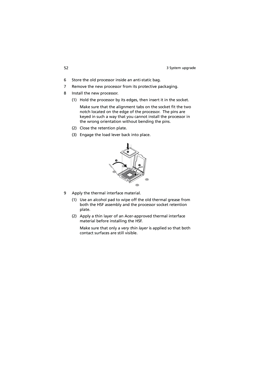 Acer G540 Series manual System upgrade 