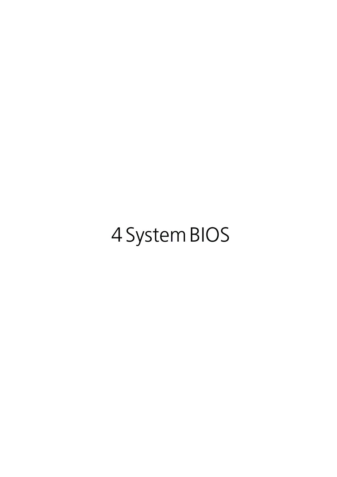 Acer G540 Series manual System Bios 