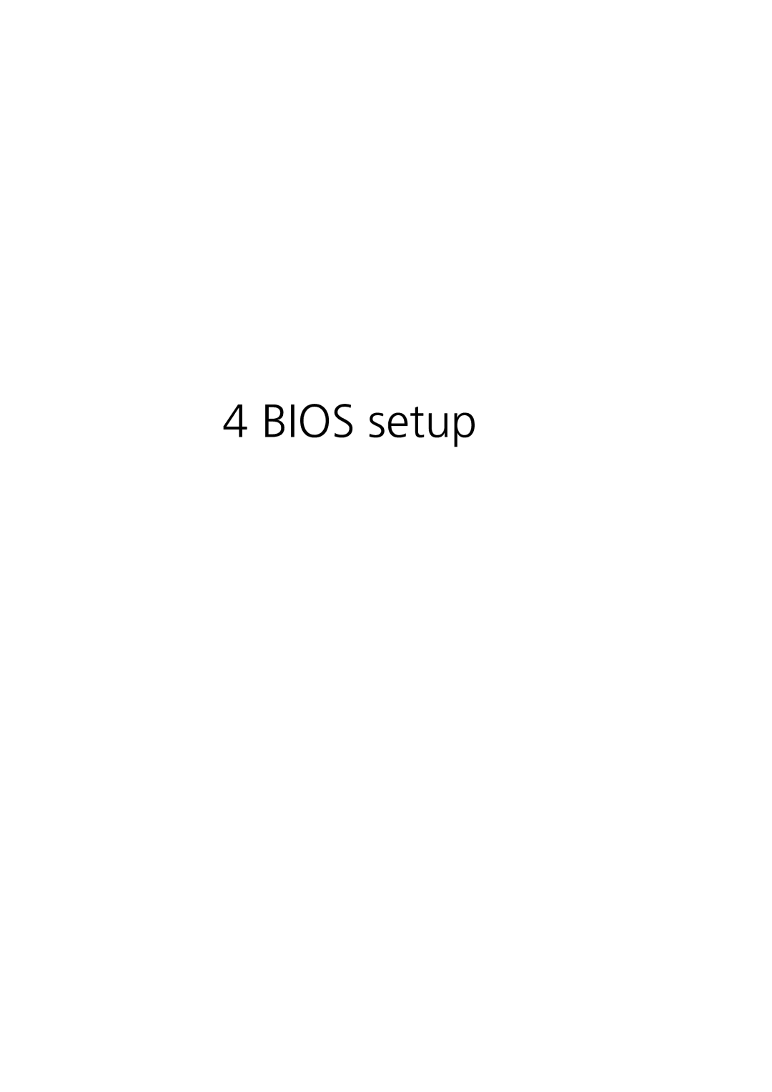 Acer G901 manual Bios setup 