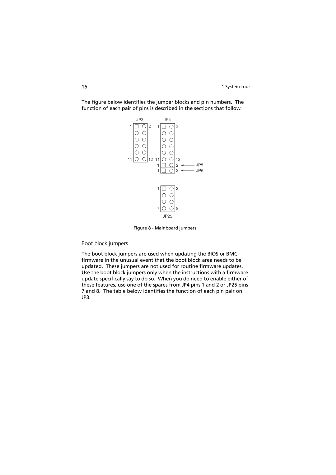 Acer G901 manual Boot block jumpers 