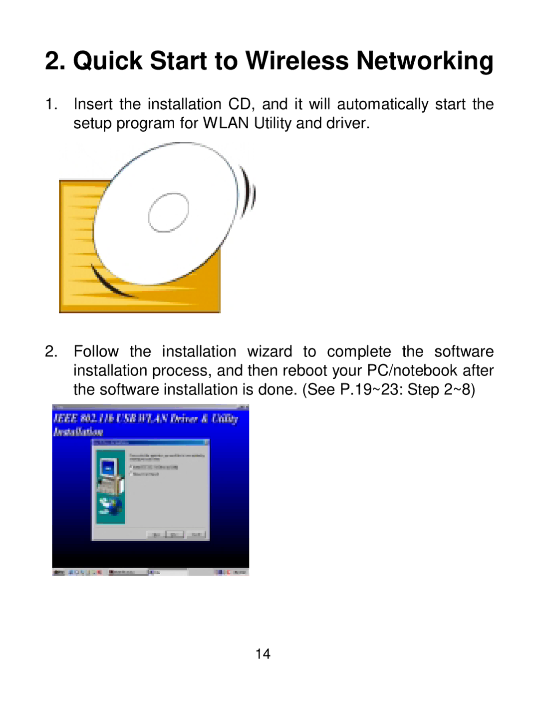 Acer IEEE 802.11b Wireless USB Adapter manual Quick Start to Wireless Networking 