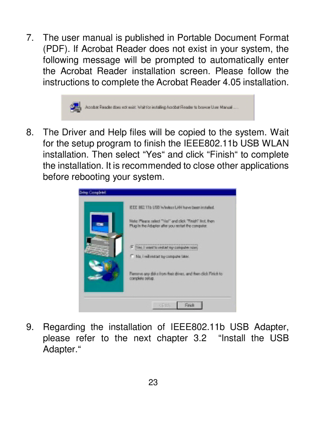 Acer IEEE 802.11b Wireless USB Adapter manual 