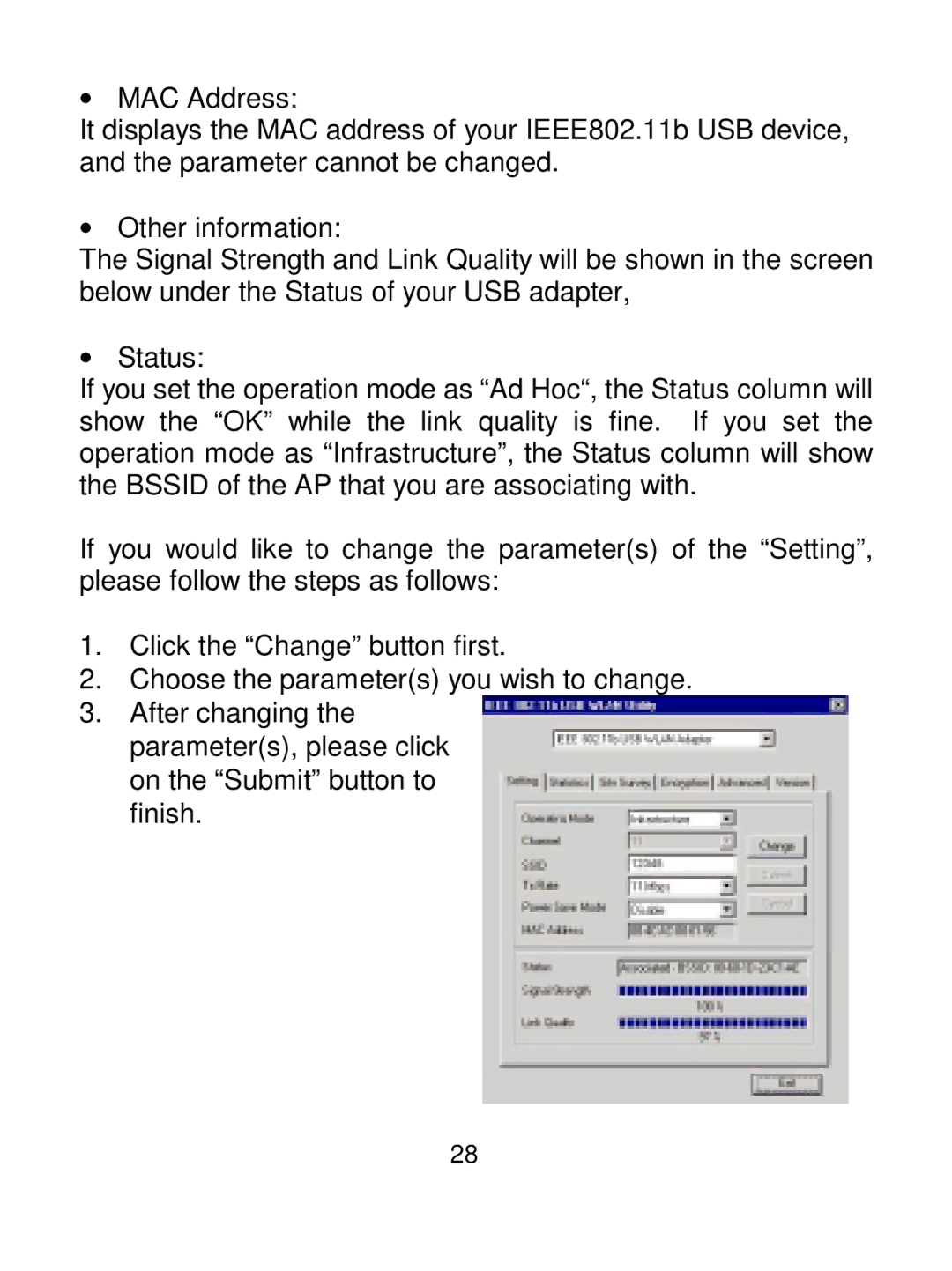 Acer IEEE 802.11b Wireless USB Adapter manual 