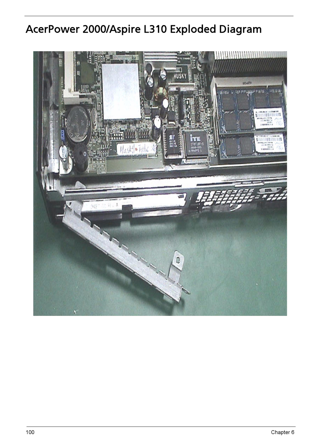 Acer manual AcerPower 2000/Aspire L310 Exploded Diagram 