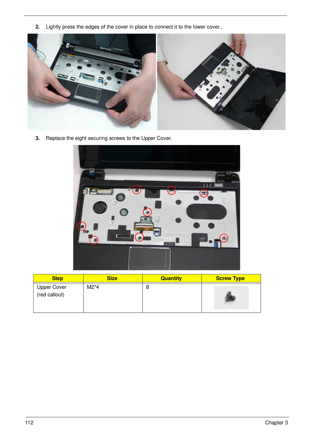 Acer LT31 manual Chapter 