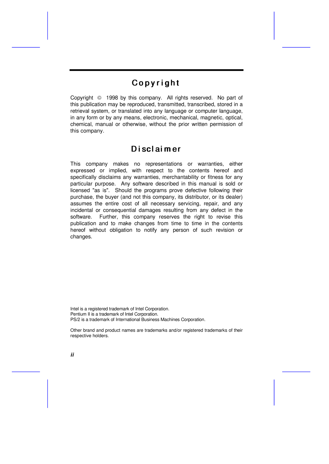 Acer M11E manual Copyright 